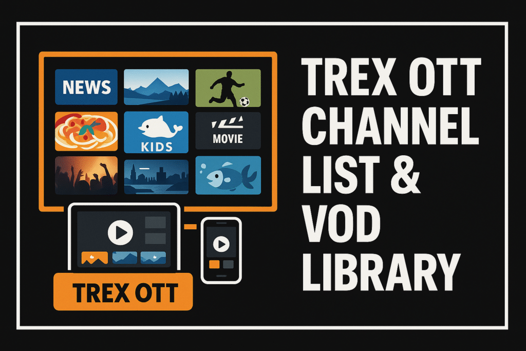 Trex OTT Channel List & VOD Library